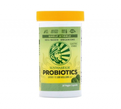 Sunwarrior - Probiotics vegan - 30 Kapseln - MHD 04/2023