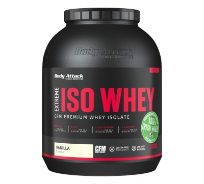 Body Attack - Extreme Iso Whey Professional - 1800g - MHD 01/2024