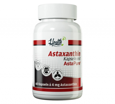 Health+ - Astaxanthin - 60 Kapseln - MHD 08/2023