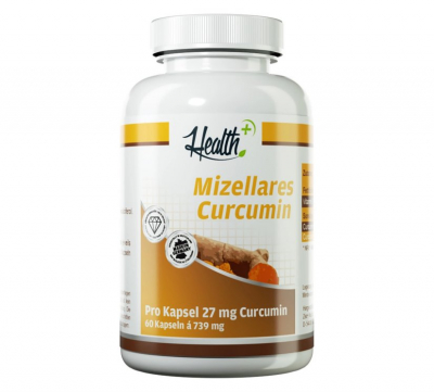 Health+ - Mizellares Curcumin - 60 Kapseln - MHD 12/2023