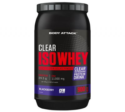 Body Attack - Clear Iso Whey - 900g Dose - MHD 03/24