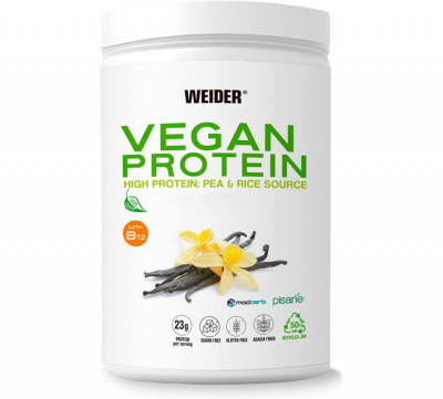 Weider - Vegan Protein - 300g Dose - MHD 01/2026 Weider - Vegan Protein - 300g Dose - MHD 01/2026