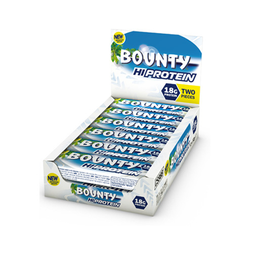 Bounty - Hi Protein Bar Riegel - Karton 12 x 52g 1955 - Sportnahrung Kwax Fitness Ernährung bounty high protein