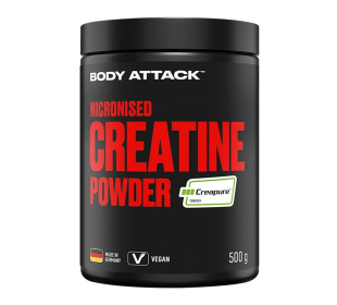 Body Attack - Micronised Creapure Creatine Powder - 500g Dose
