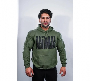 Universal Nutrition - Animal Hooded Sweater Military - grün