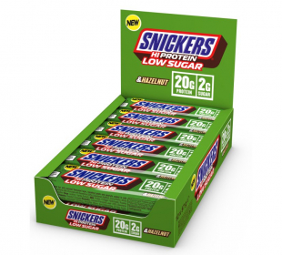 Snickers - Low Sugar HAZELNUT High Protein Bar Riegel - Karton 12 x 57g