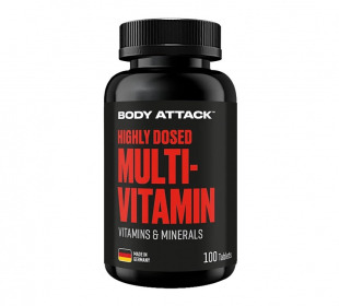 Body Attack - Multivitamin - 100 Tabletten